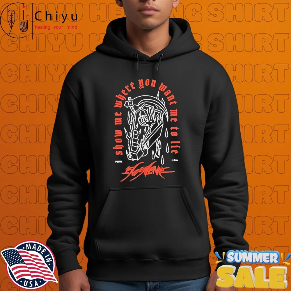 156 Silence Show Me Where You Want Me To Lie Penn USA Coffin T-shirts 156 Silence Show Me Where You Want Me To Lie Penn USA Coffin T-shirts