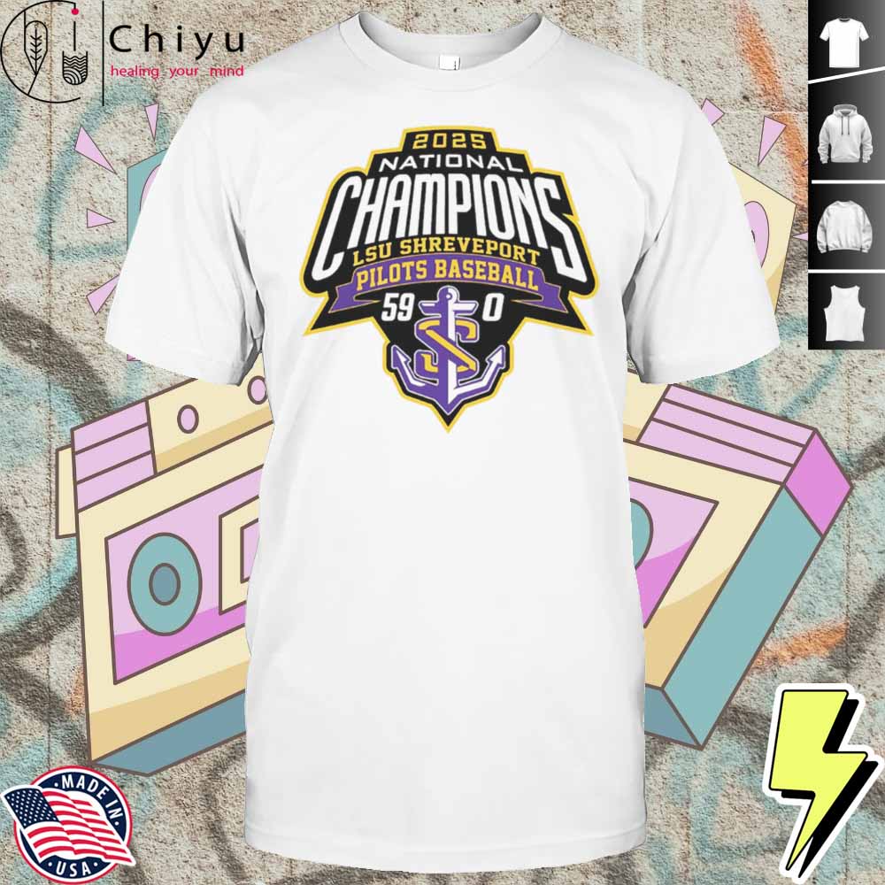 2025 National Champions LSU Shreveport Baseball Logo Shirt 2025 National Champions LSU Shreveport Baseball Logo Shirt