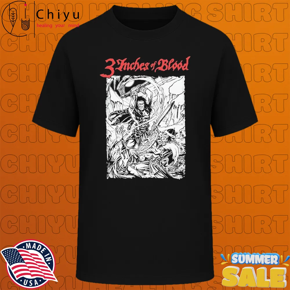 3 Inches Of Blood Iceman T-shirts