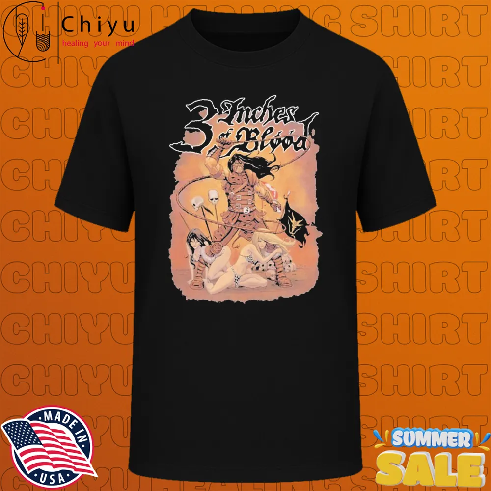 3 Inches Of Blood Leather Lord T-shirts