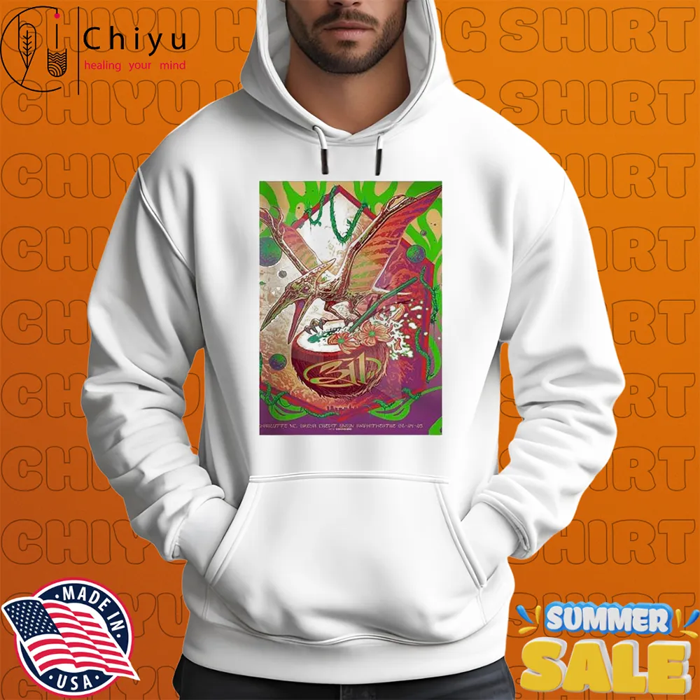 311 Live Show At Skyla Credit Union Amphitheatre In Charlotte NC On June 4 2025 Featuring Psychedelic Pterodactyl And Coconut T-shirtsa 311 Live Show At Skyla Credit Union Amphitheatre In Charlotte NC On June 4 2025 Featuring Psychedelic Pterodactyl And Coconut T-shirtsa