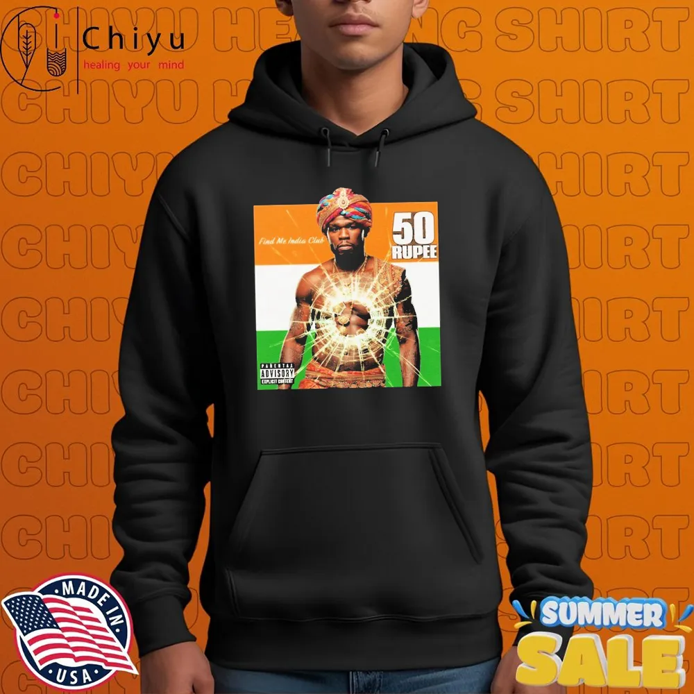 50 Cent Find Me India Club Rupee T-shirt 50 Cent Find Me India Club Rupee T-shirt