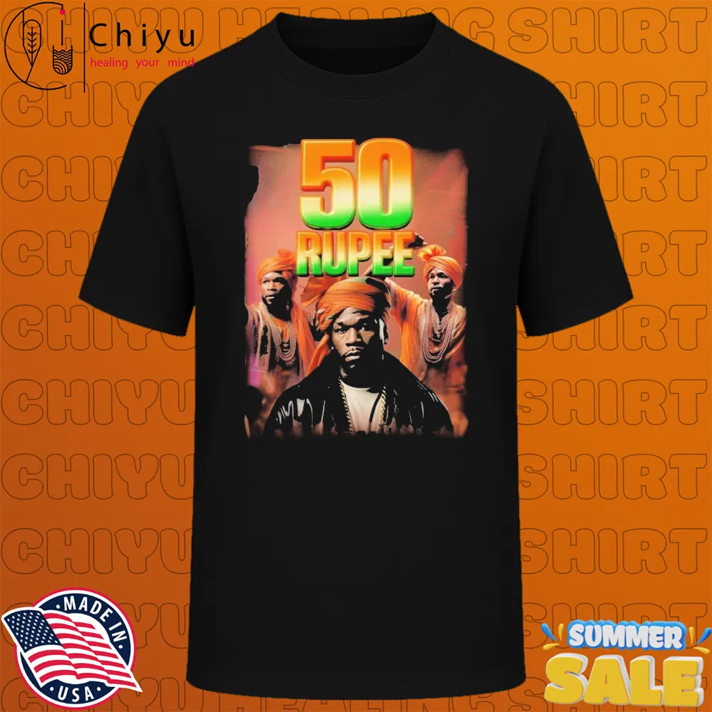 50 Cent X India 50 Rupee T-shirts