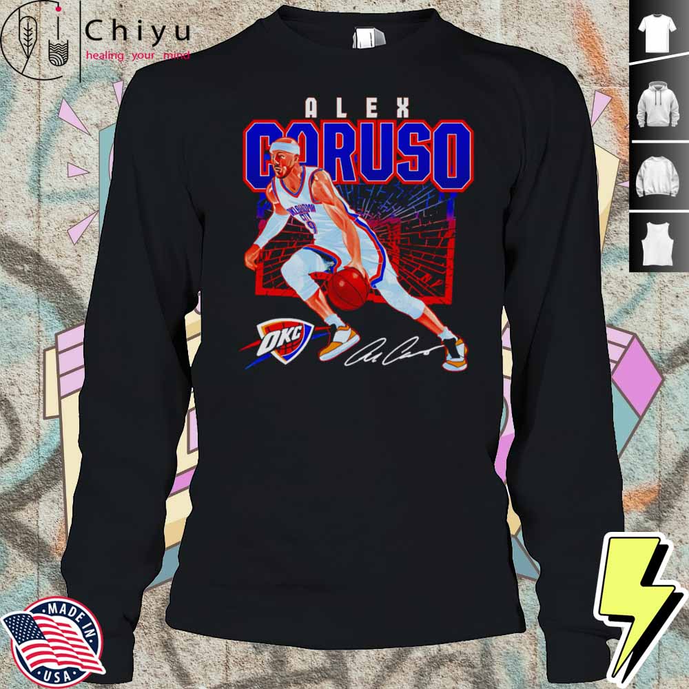 Alex Caruso Oklahoma City Thunder Shattered Shirt Alex Caruso Oklahoma City Thunder Shattered Shirt