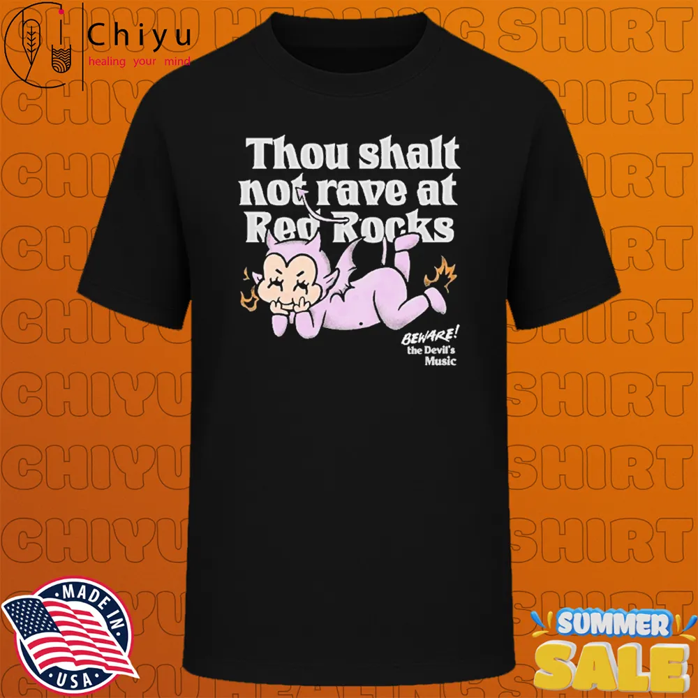 Alison Wonderland Thou Shalt Not Rave At Red Rocks Beware The Devil's Music T-shirts