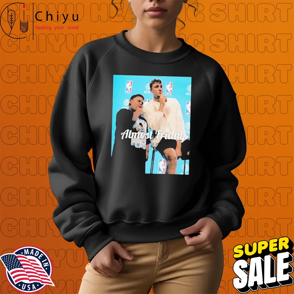 Almost Friday Rizzler And Cooper Flagg Oklahoma City Thunder T-shirts Almost Friday Rizzler And Cooper Flagg Oklahoma City Thunder T-shirts