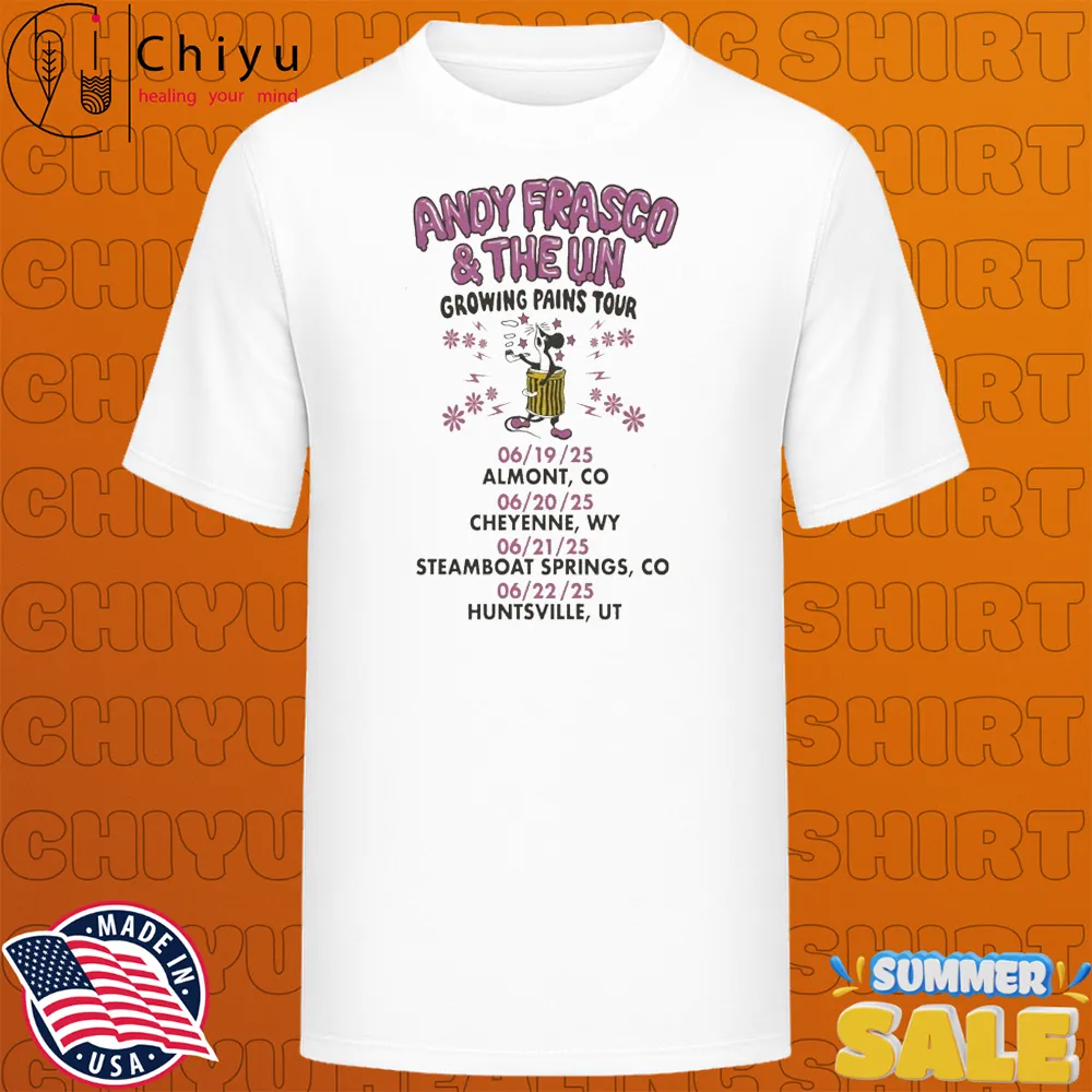 Andy Frasco And The Un Growing Pains Tour 2025 Rat T-shirts Andy Frasco And The Un Growing Pains Tour 2025 Rat T-shirts