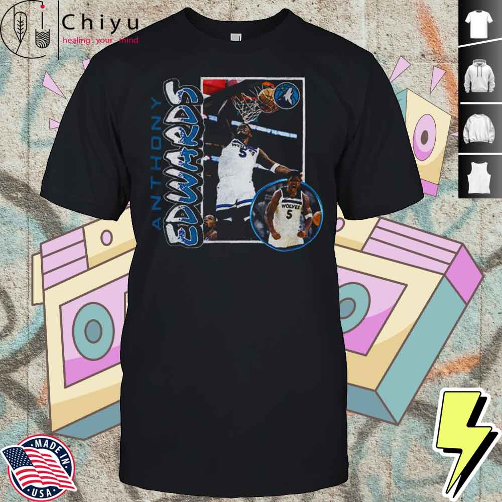 Anthony Edwards Minnesota Timberwolves 90s Player Shirt Anthony Edwards Minnesota Timberwolves 90s Player Shirt