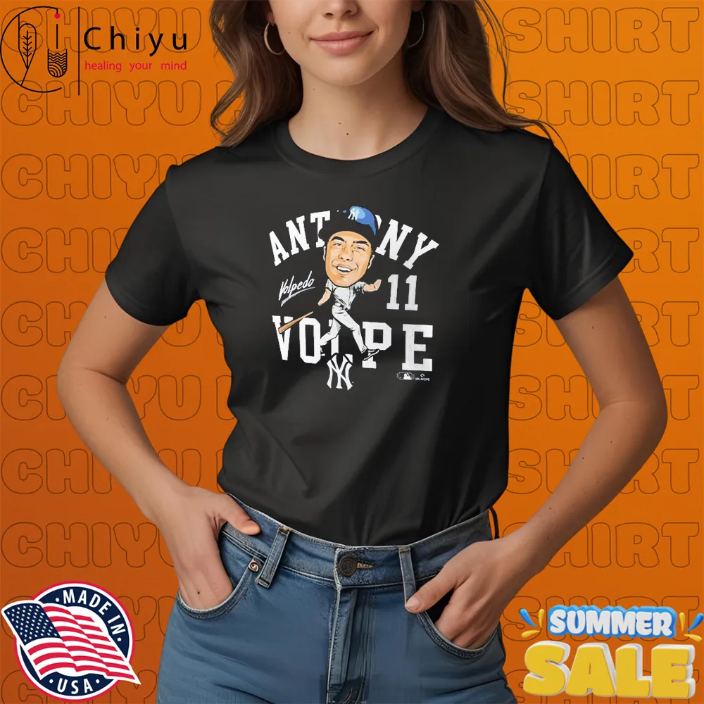 Fan Favorite Anthony Volpe Volpedo New York Yankees Caricature T-Shirts, Hoodie, Sweatshirt 4 Anthony Volpe Volpedo New York Yankees Caricature T-Shirts