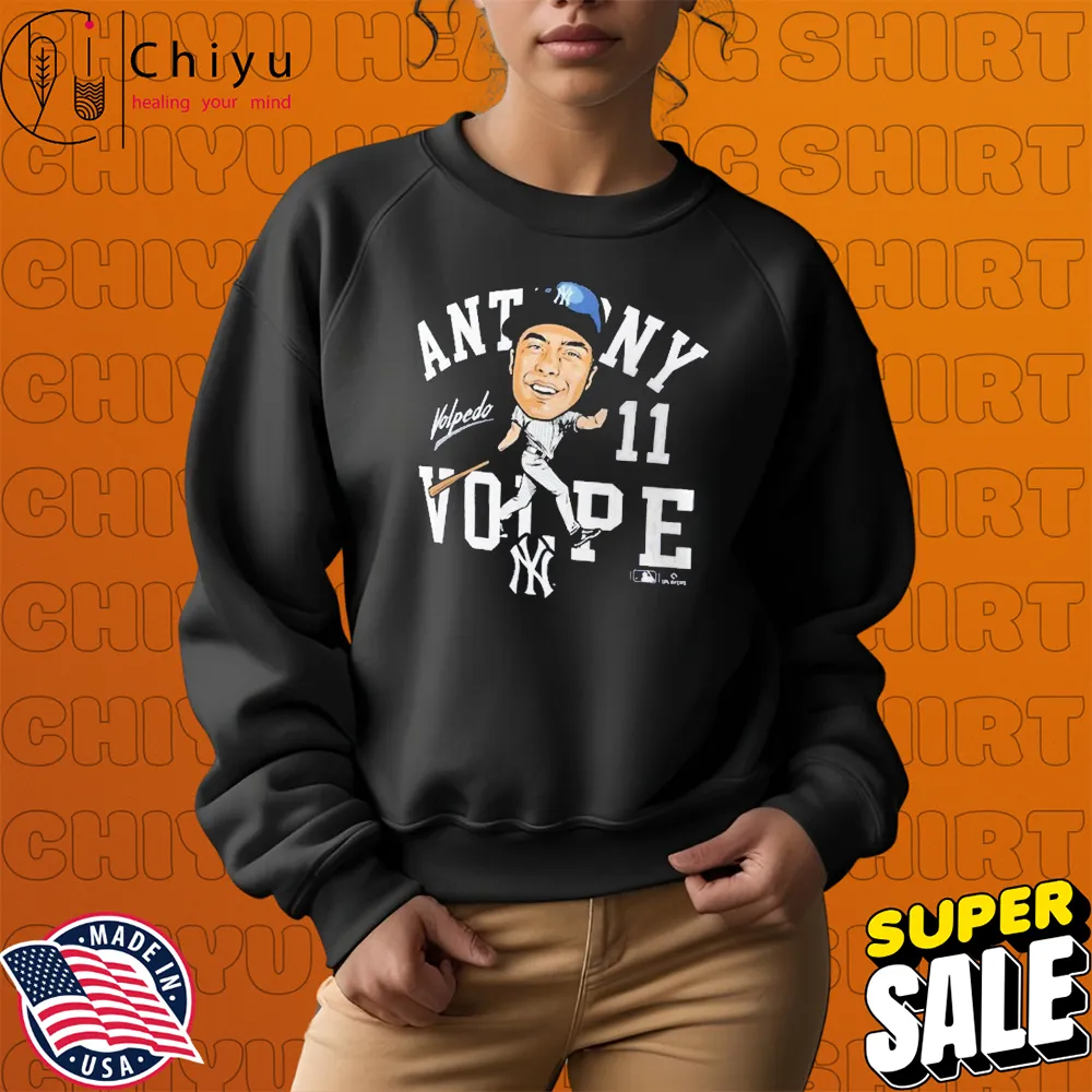 Anthony Volpe Volpedo New York Yankees Caricature T-Shirts Hoodie Sweatshirt Anthony Volpe Volpedo New York Yankees Caricature T-Shirts Hoodie Sweatshirt