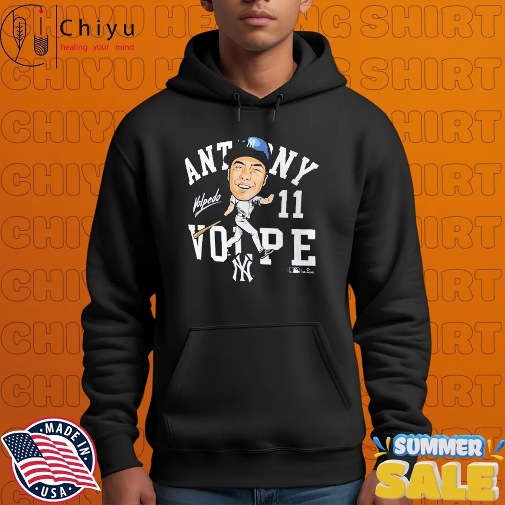Anthony Volpe Volpedo New York Yankees Caricature T-Shirts Anthony Volpe Volpedo New York Yankees Caricature T-Shirts