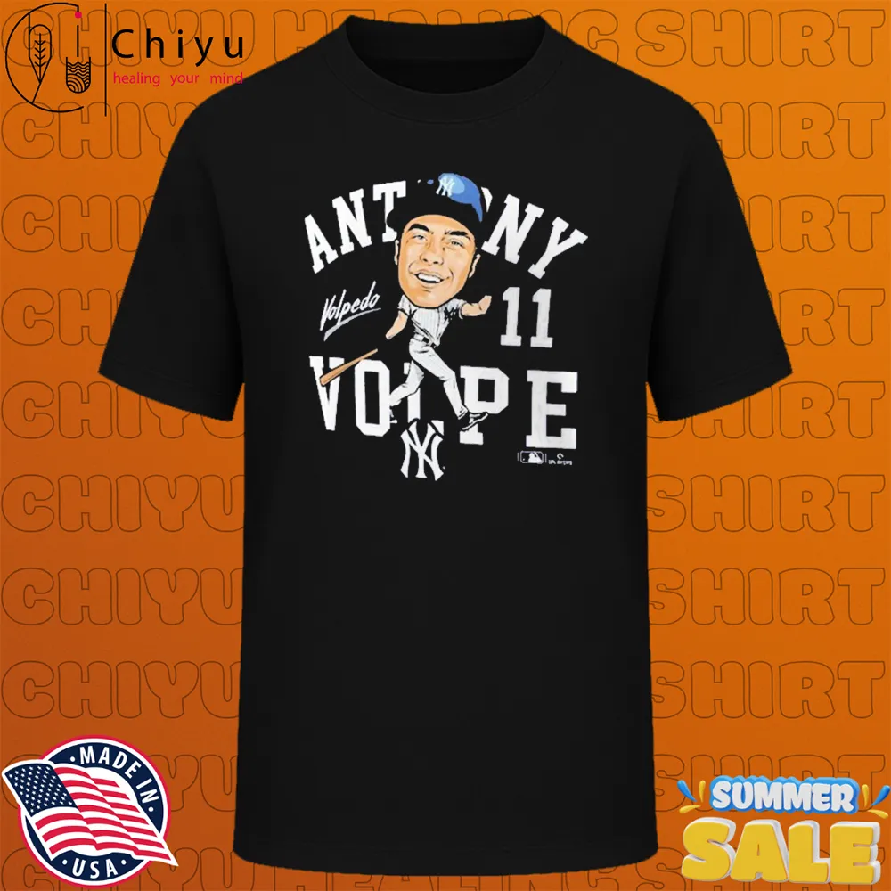 Anthony Volpe Volpedo New York Yankees Caricature T-Shirts