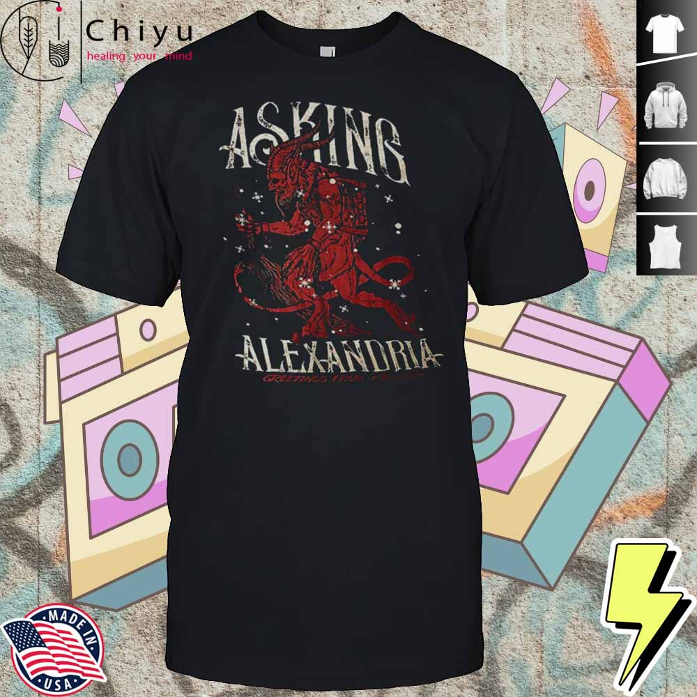 Asking Alexandria Greetings From Krampus Shirt