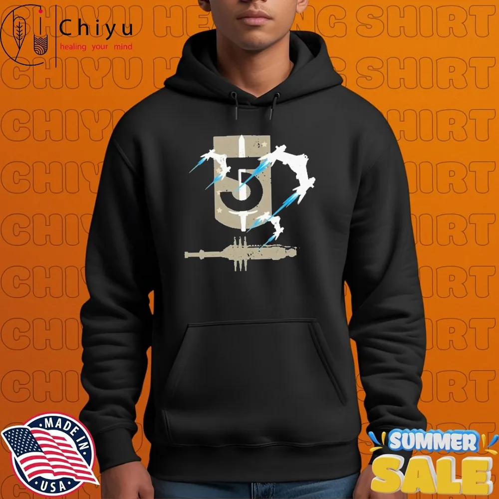 Babylon 5 Space Station And Logo T-shirts Babylon 5 Space Station And Logo T-shirts