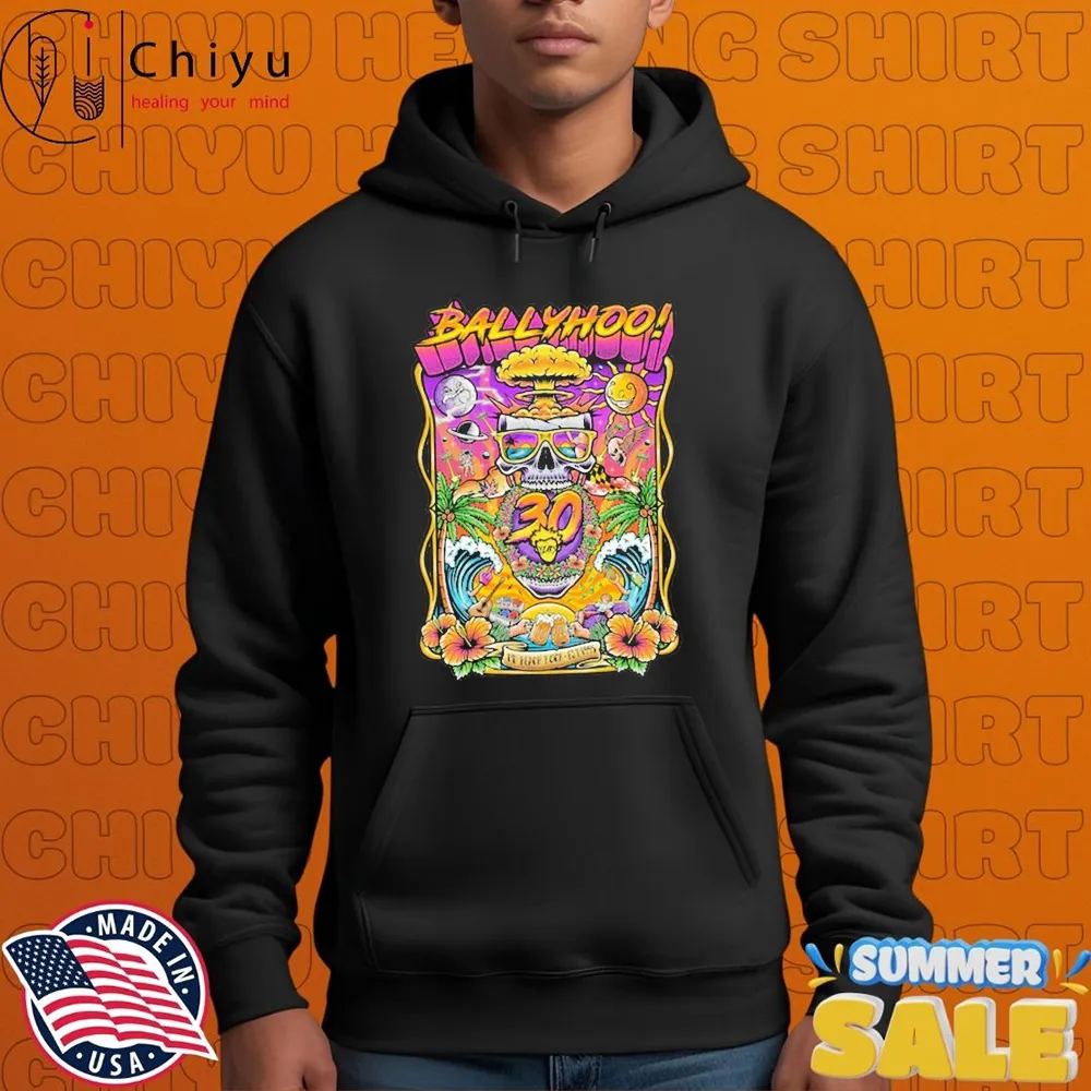 Ballyhoo 30 Years Anniversary Beach Rock Est 1995 T-shirts Ballyhoo 30 Years Anniversary Beach Rock Est 1995 T-shirts