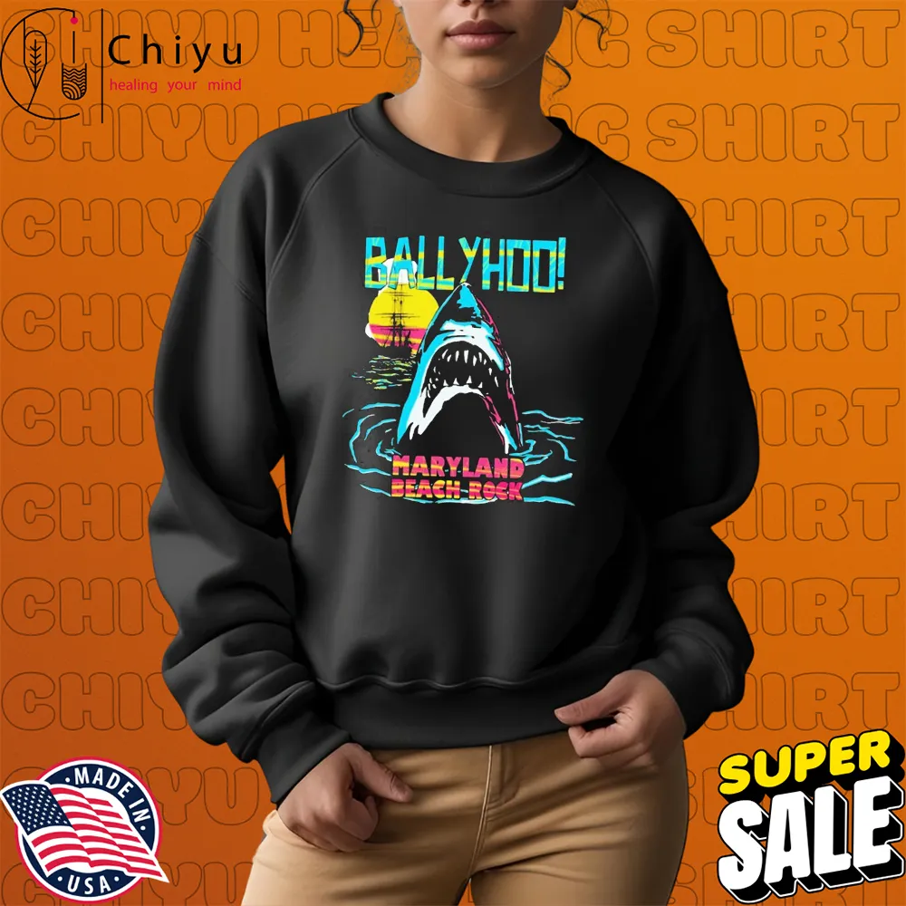 Ballyhoo Maryland Beach Rock Jaws T-shirts Ballyhoo Maryland Beach Rock Jaws T-shirts