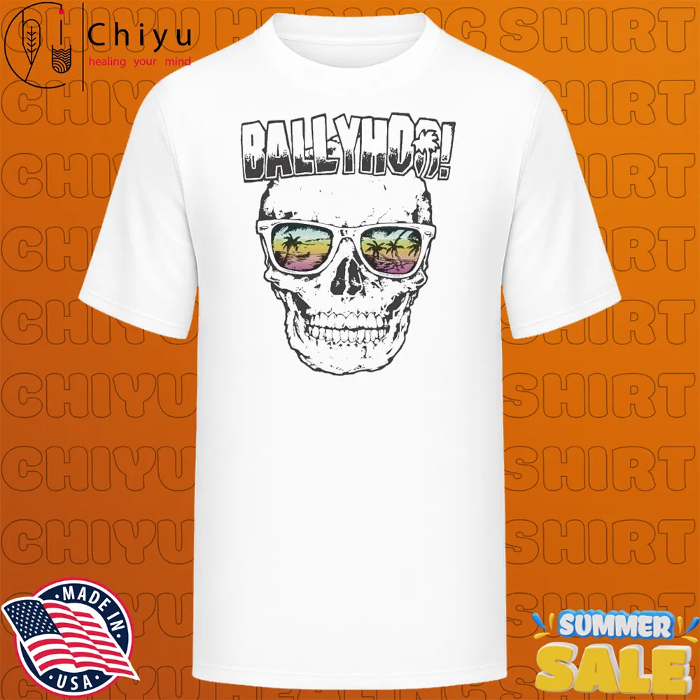 Ballyhoo Skull In Shades T-shirts
