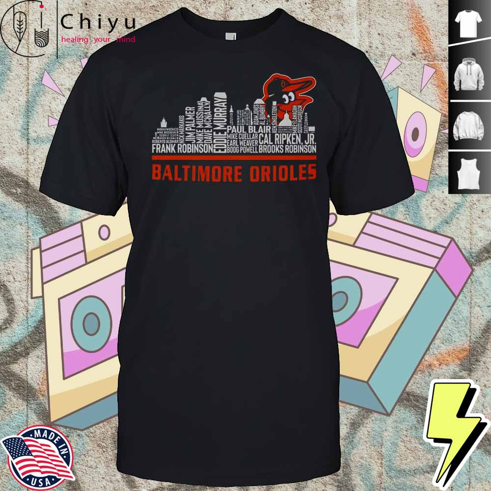 Baltimore Orioles 2025 Skyline T-Shirt Baltimore Orioles 2025 Skyline T-Shirt