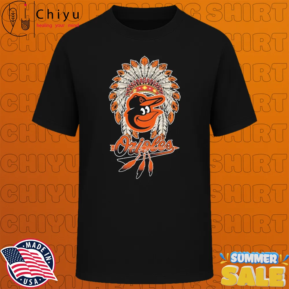 Baltimore Orioles X Native American T-shirts