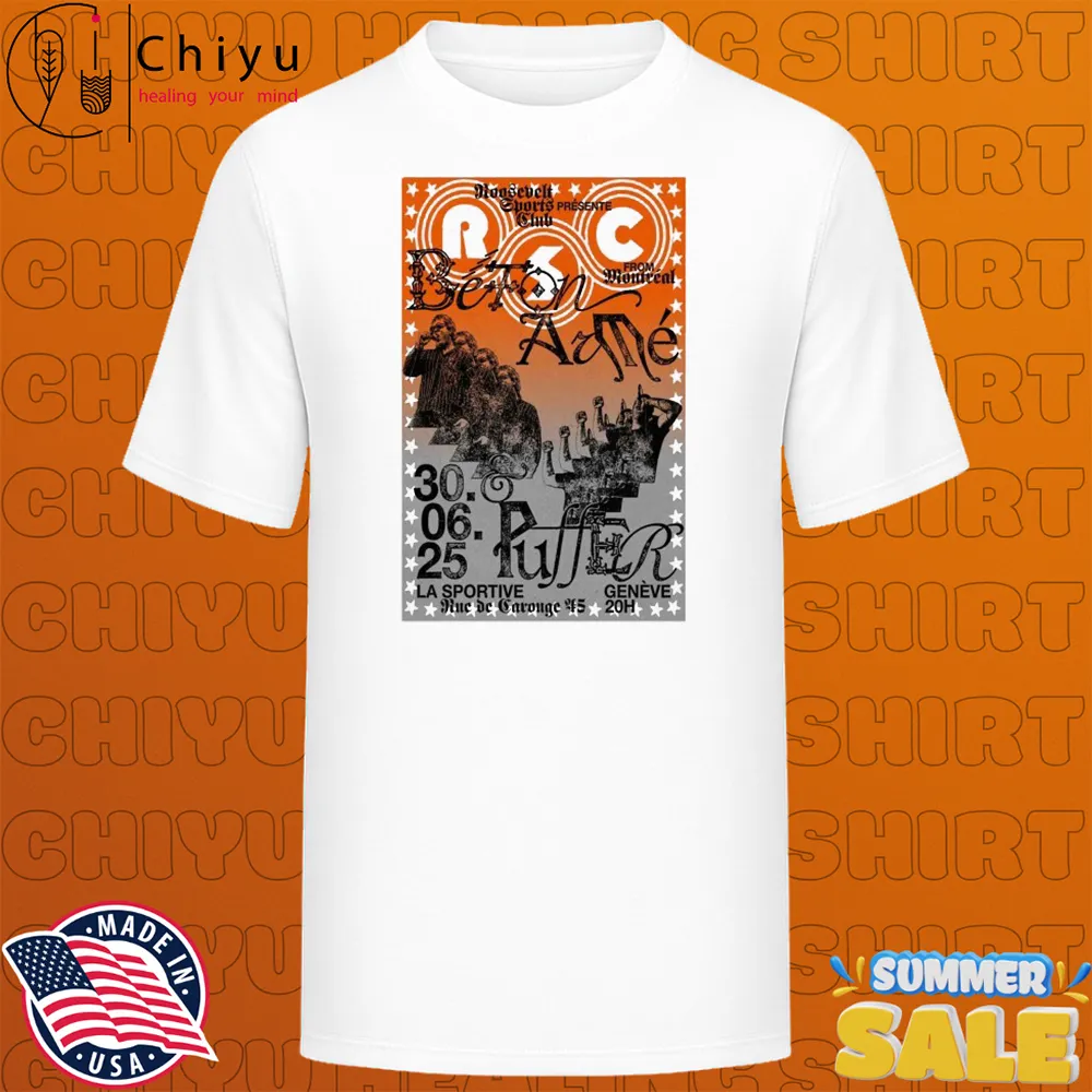 Béton Armé June 30 2025 Tour LA Sportive T-shirts