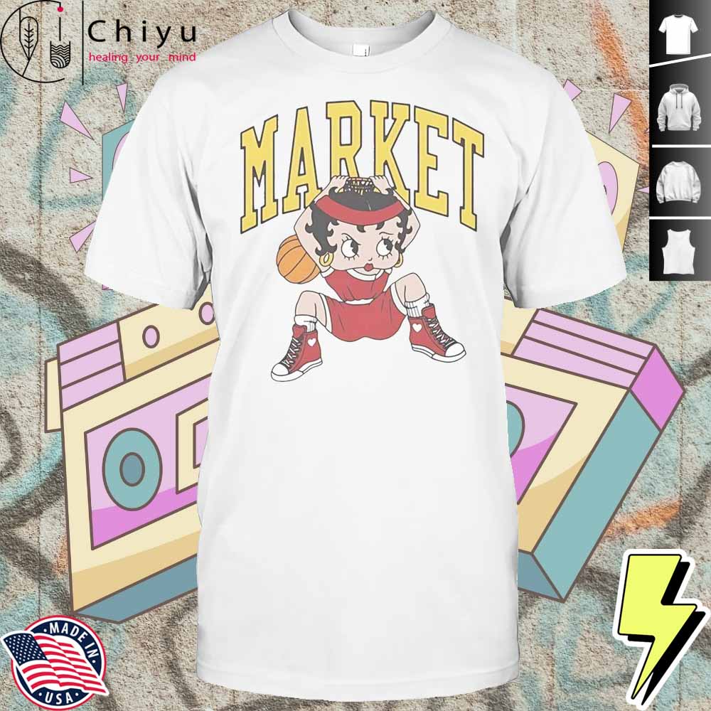 Betty Boop X Market Studios Dunking T-Shirt Hoodie Betty Boop X Market Studios Dunking T-Shirt Hoodie