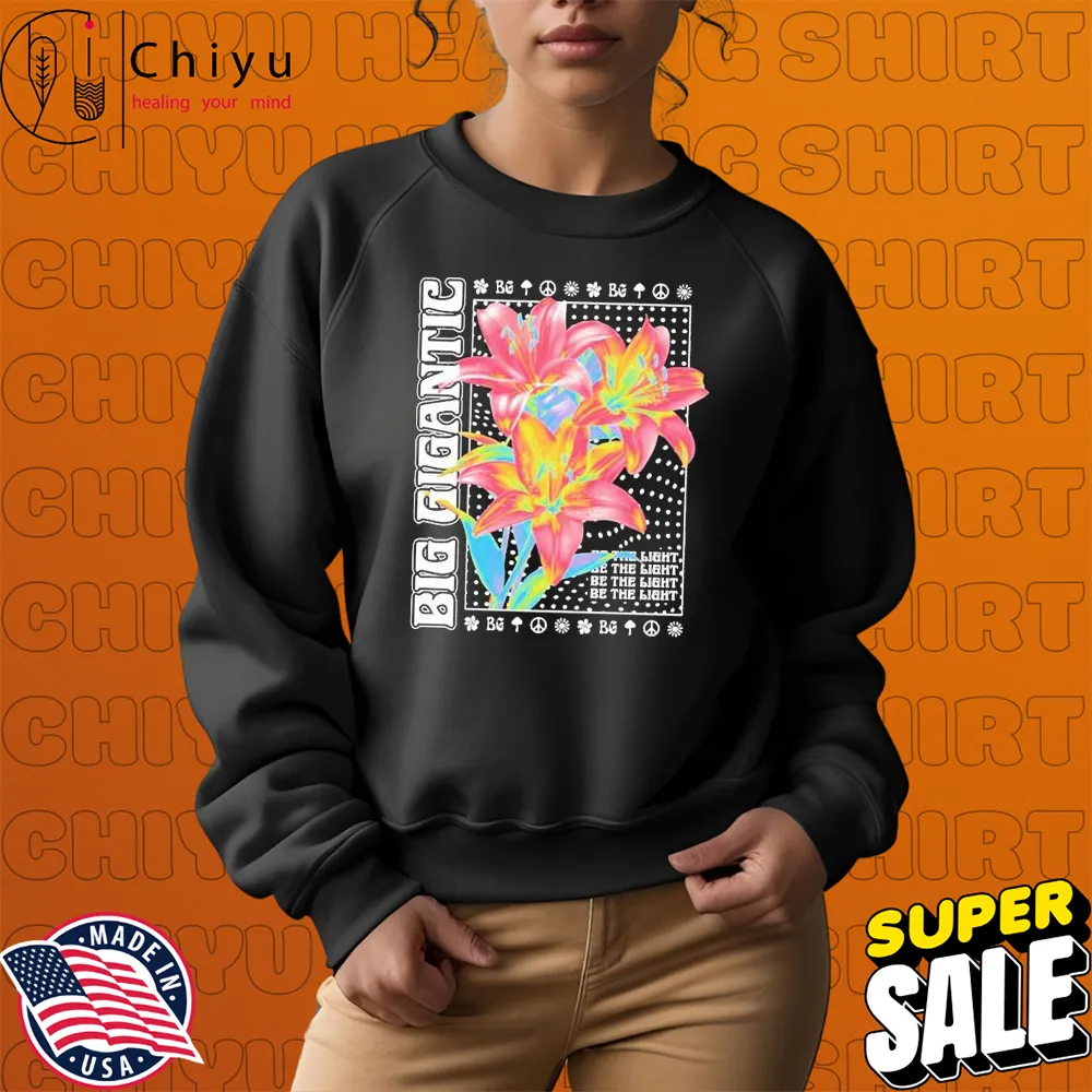 Big Gigantic Be The Light Floral Fluorescence Album T-shirts Big Gigantic Be The Light Floral Fluorescence Album T-shirts