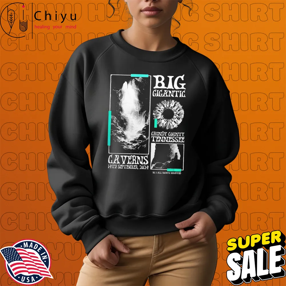 Big Gigantic Grundy County Tennessee Caverns 14th September 2024 T-shirts Big Gigantic Grundy County Tennessee Caverns 14th September 2024 T-shirts