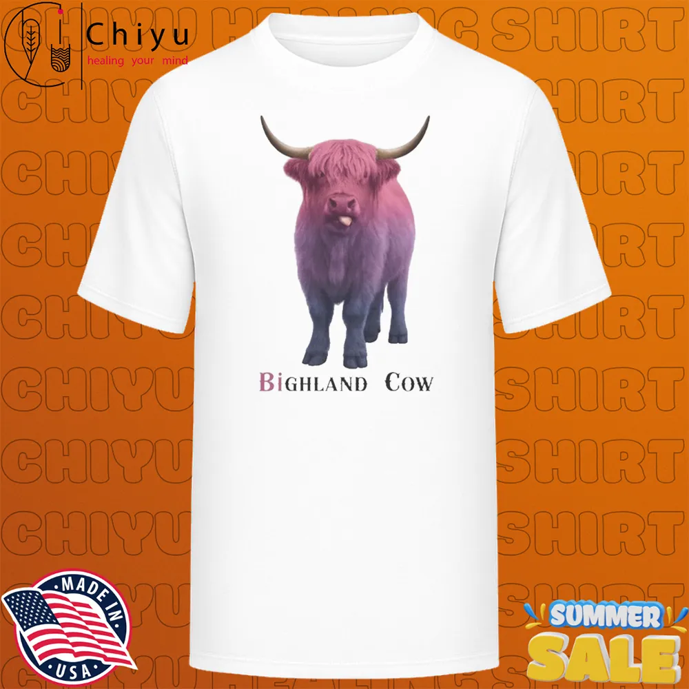 Bighland Cow Trans Pride T-shirts Bighland Cow Trans Pride T-shirts