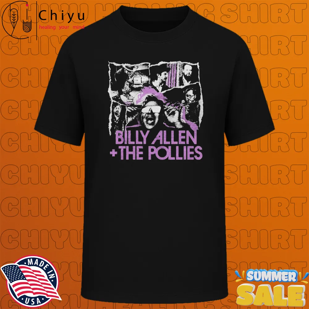 Billy Allen And The Pollies Faces T-shirts Billy Allen And The Pollies Faces T-shirts