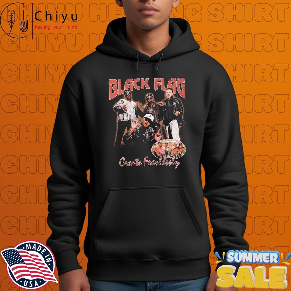 Black Flag Create Fearlessly T-shirts Black Flag Create Fearlessly T-shirts