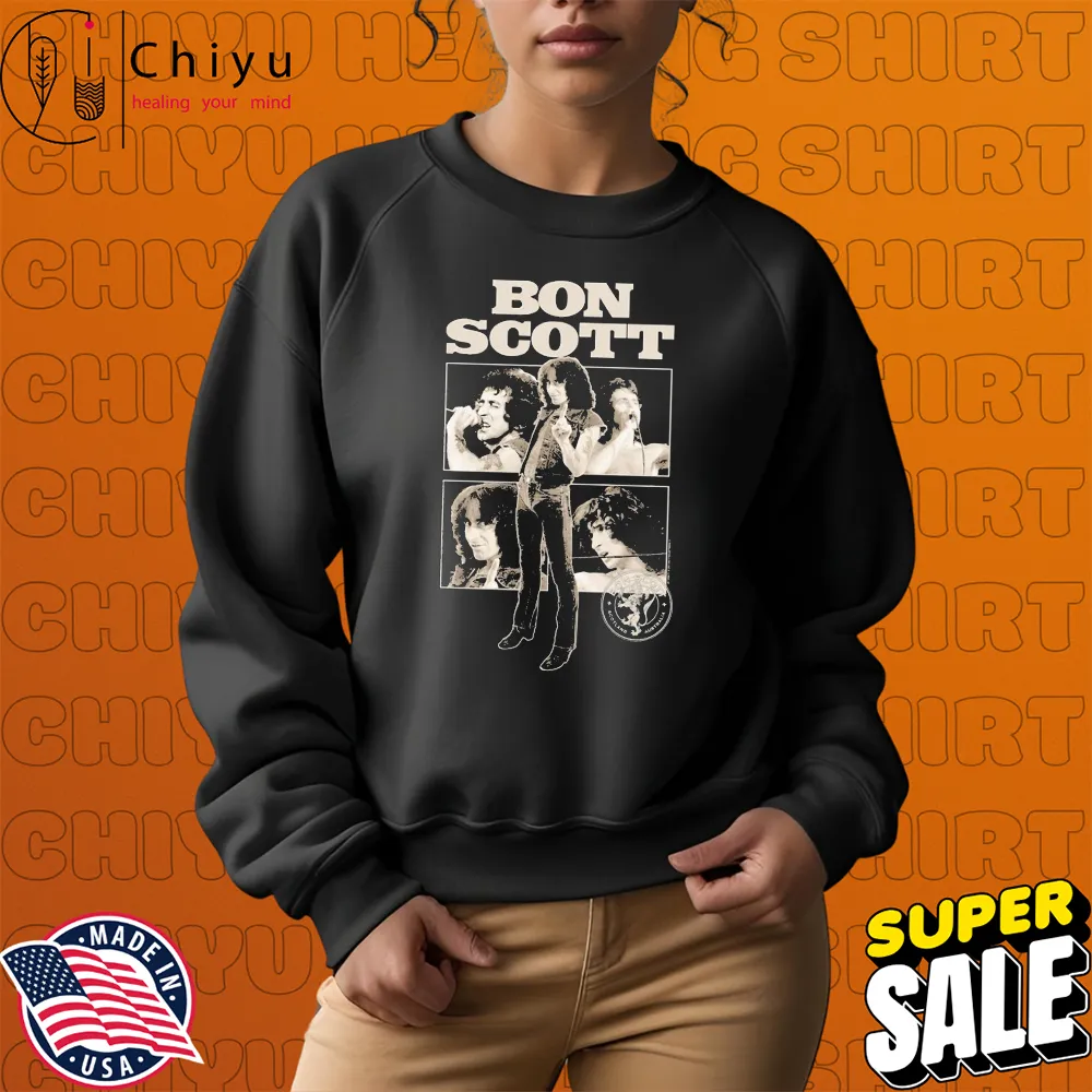 Bon Scott Collage Photo T-shirts Bon Scott Collage Photo T-shirts
