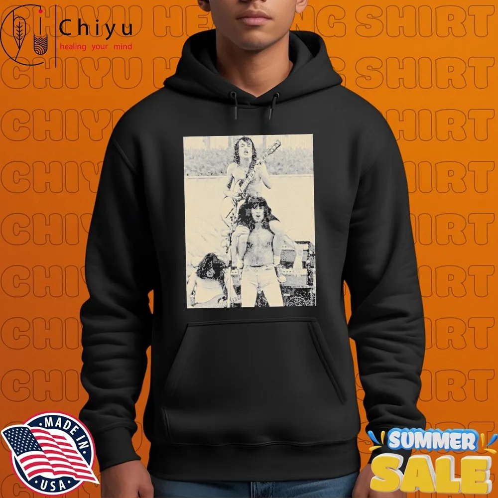 Bon Scott Malcolm Young And Angus Young Accadacca T-shirts Bon Scott Malcolm Young And Angus Young Accadacca T-shirts