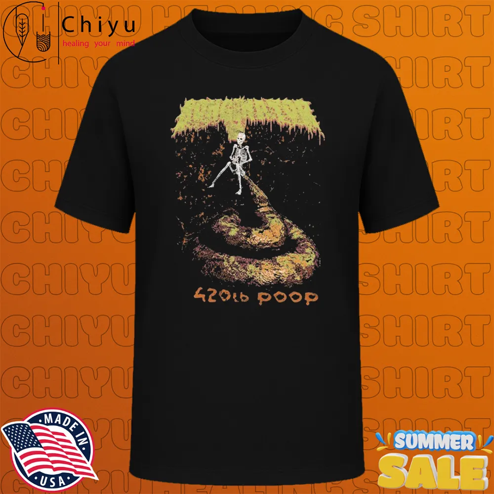Bonginator 420lb Poop Skeleton T-Shirts