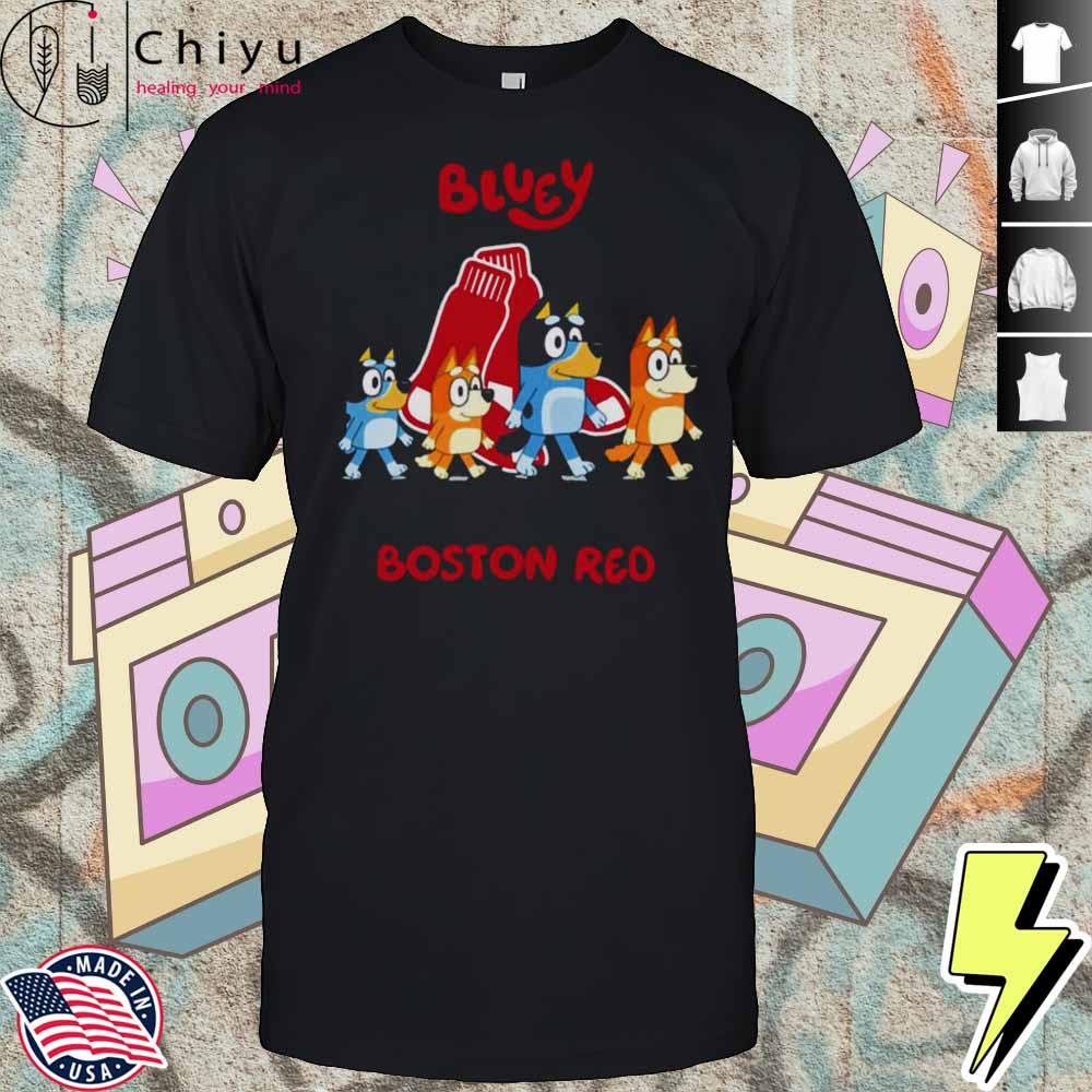 Boston Red Sox Bluey Family Abbey Road Shirt Hoodie Boston Red Sox Bluey Family Abbey Road Shirt Hoodie