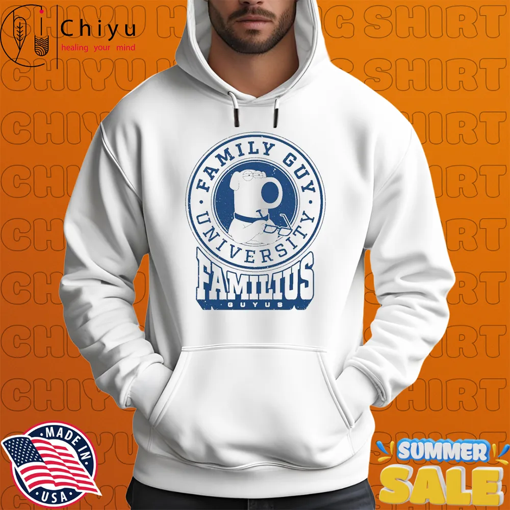 Brian Griffin Family Guy University Familius Guyus T-shirts Brian Griffin Family Guy University Familius Guyus T-shirts