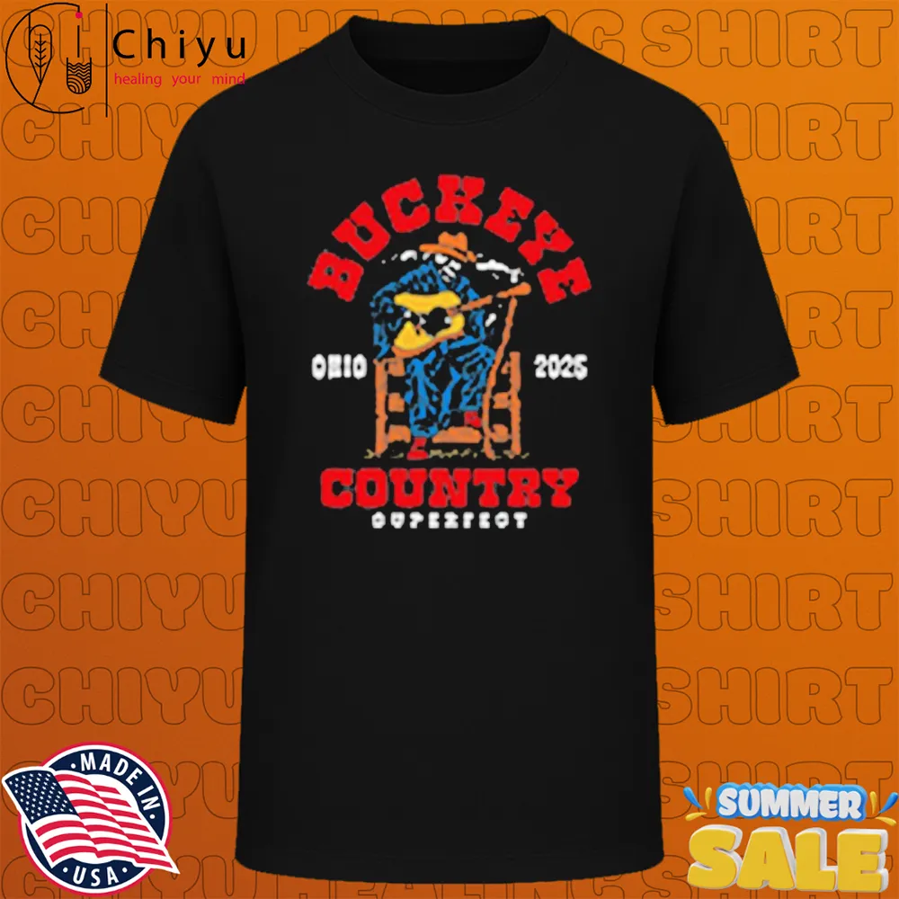 Buckeye Country Superfest Grim Reaper Guitar Ohio 2025 T-shirts Buckeye Country Superfest Grim Reaper Guitar Ohio 2025 T-shirts