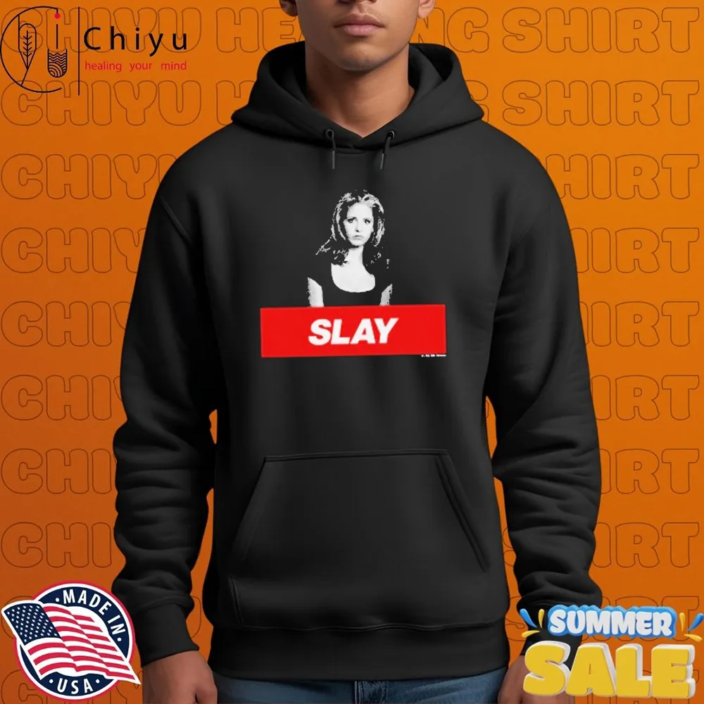 Buffy The Vampire Slayer Slay Photo T-shirts Buffy The Vampire Slayer Slay Photo T-shirts