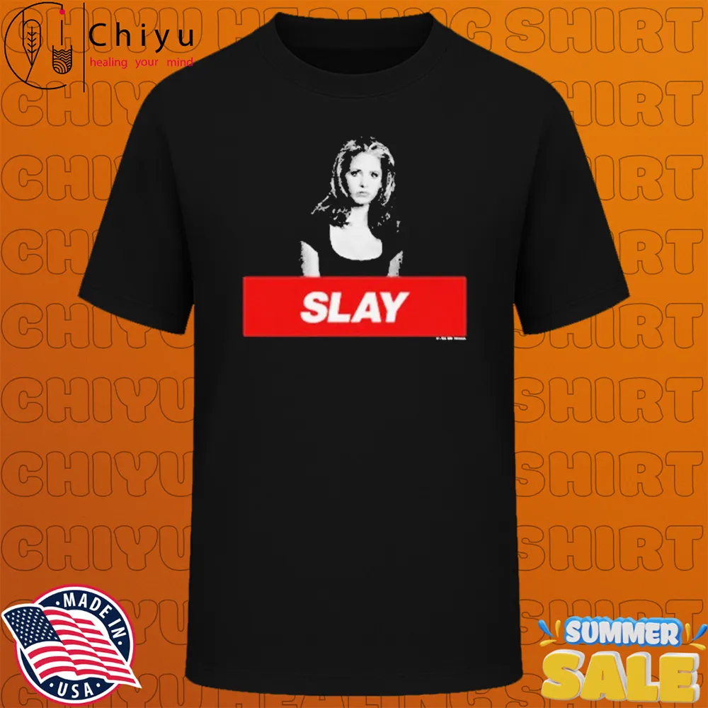 Buffy The Vampire Slayer Slay Photo T-shirts Buffy The Vampire Slayer Slay Photo T-shirts