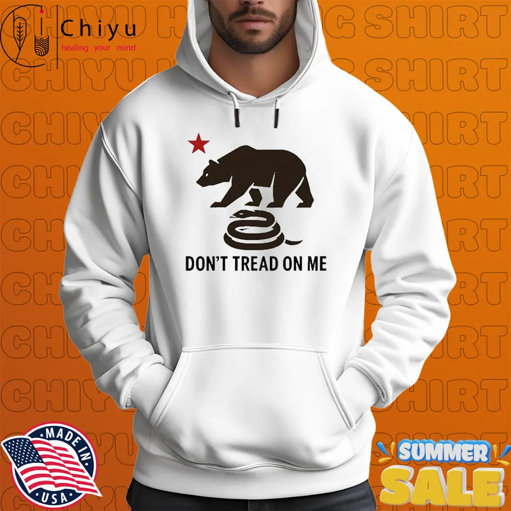 California The Tyrant King Don't TreaD On Me Bear Snake T-Shirts California The Tyrant King Don't TreaD On Me Bear Snake T-Shirts