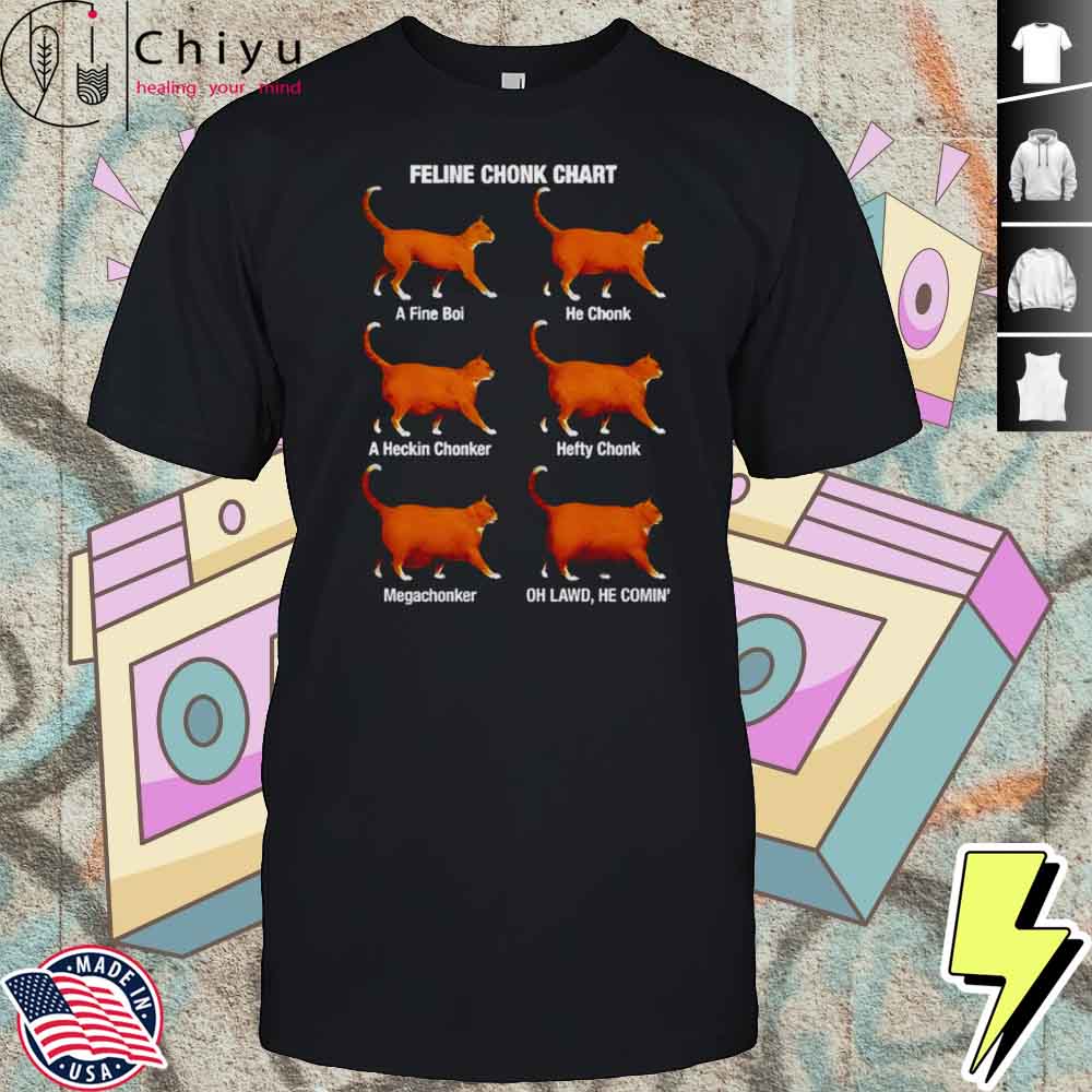 Cats Feline Chonk Chart A Fine Boi He Chonk Shirt Cats Feline Chonk Chart A Fine Boi He Chonk Shirt
