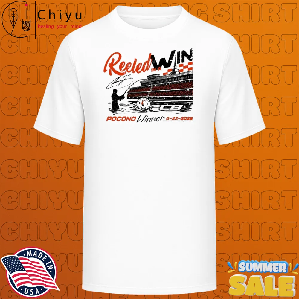 Chase Briscoe Reeled In A Win Pocono Win G-22 2025 T-shirts