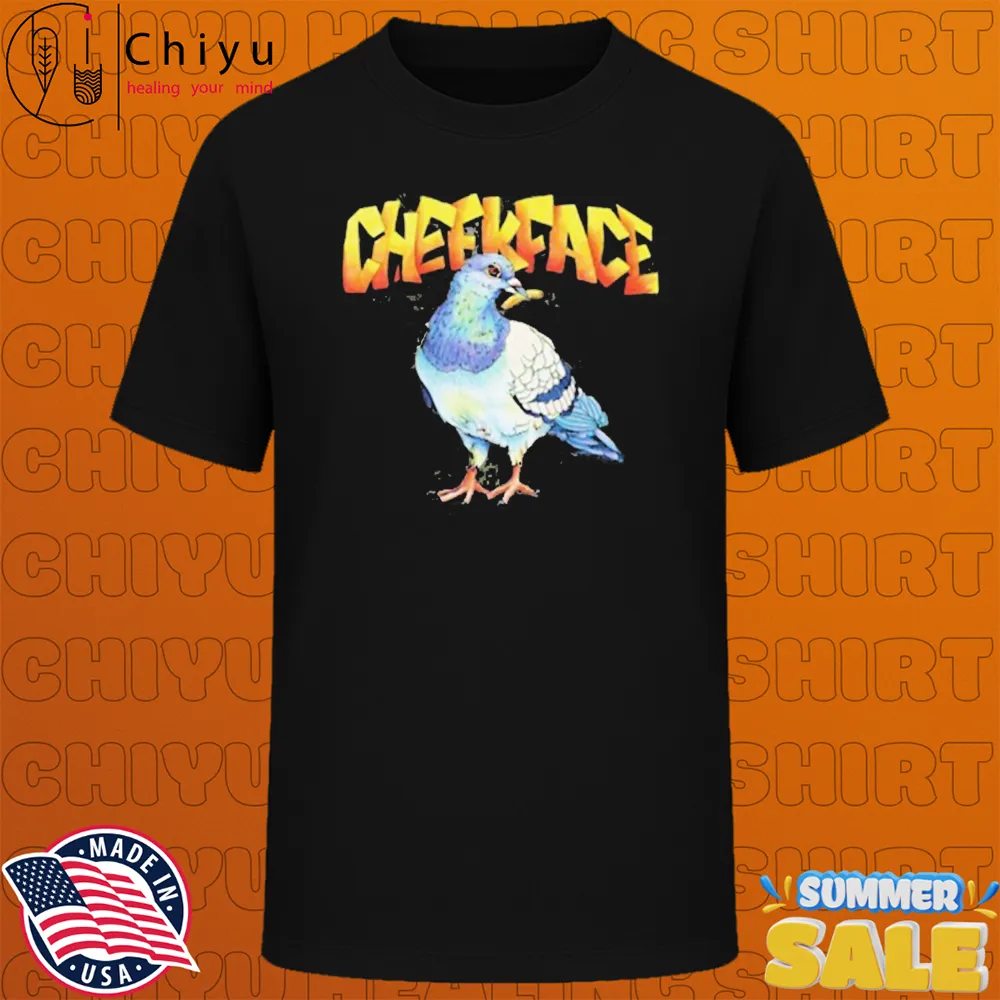 Cheekface US Canada Tour 2025 Pigeon T-shirts