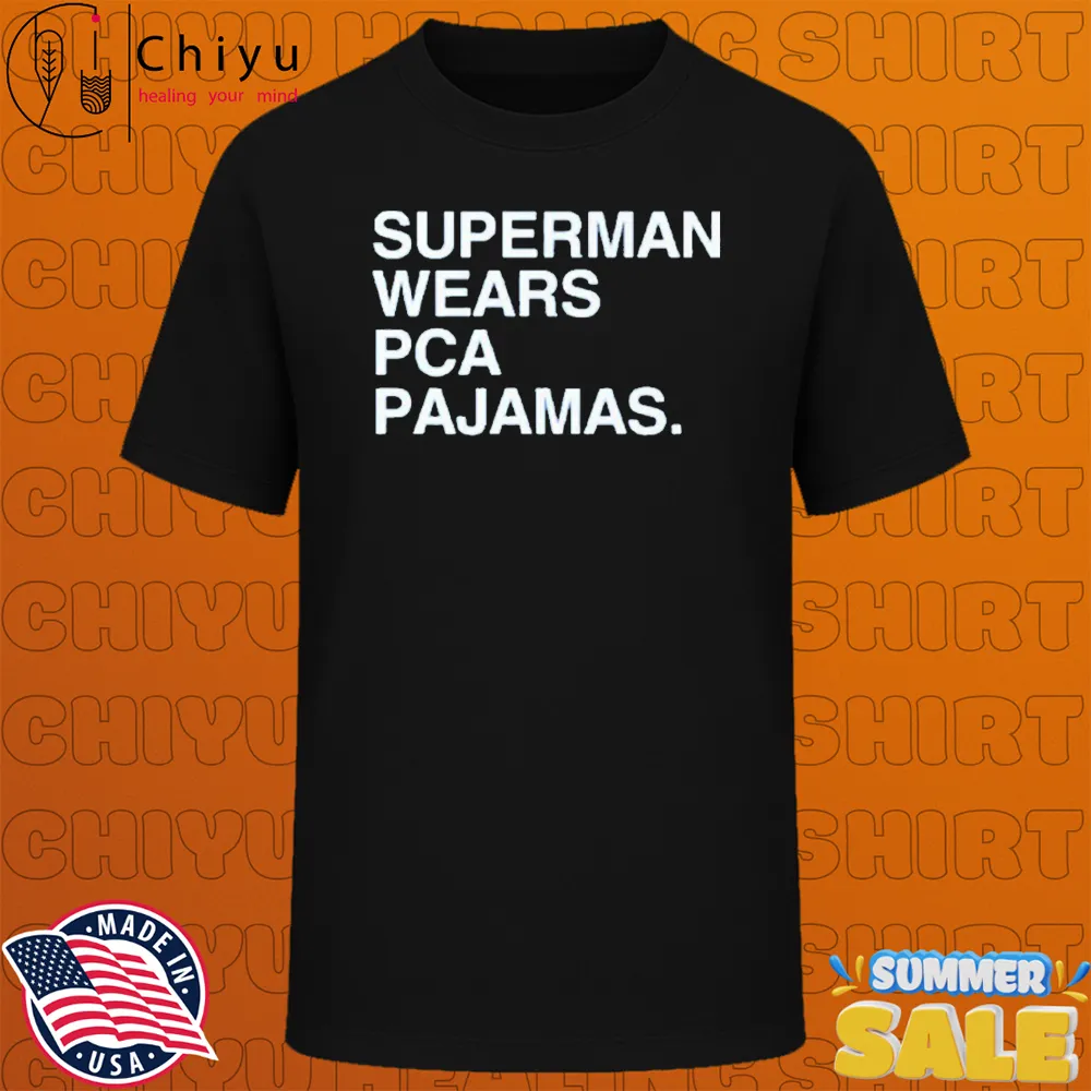 Chicago Cubs Superman Wears Pca Pajamas T-Shirts
