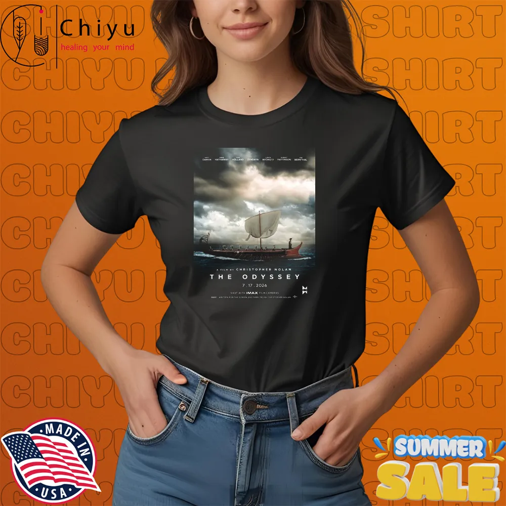 Christopher Nolan The Odyssey Movie 17 July 2026 T-shirts Christopher Nolan The Odyssey Movie 17 July 2026 T-shirts