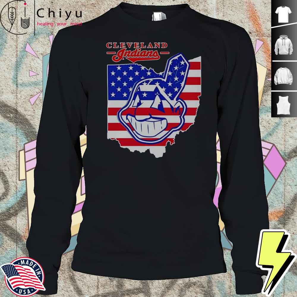 Cleveland Indians Map T-Shirt Cleveland Indians Map T-Shirt