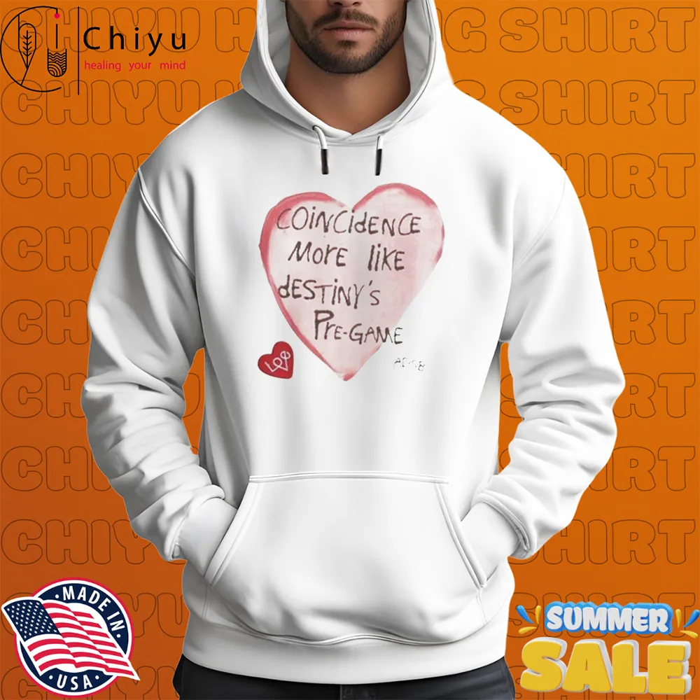 Coincidence More Like Destiny's Pre-Game Hearts T-Shirts