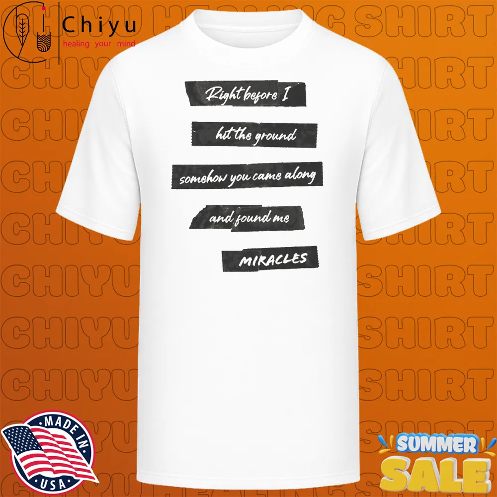 Colton Dixon The Miracle Lyric T-shirts