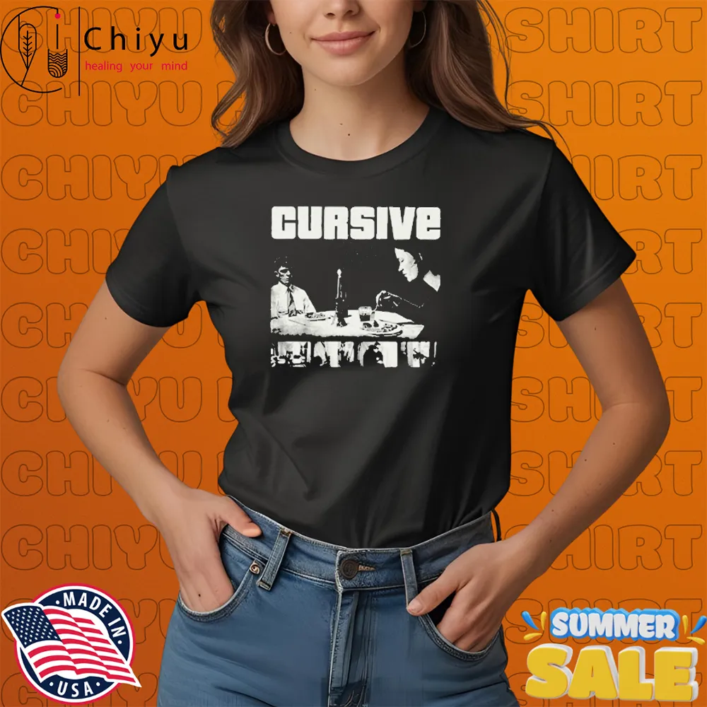 Cursive Dinner Table T-shirts Cursive Dinner Table T-shirts