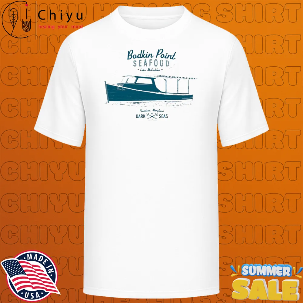 Dark Seas Bodkin Point Seafood Luke Mcfadden Crab Stand T-shirts