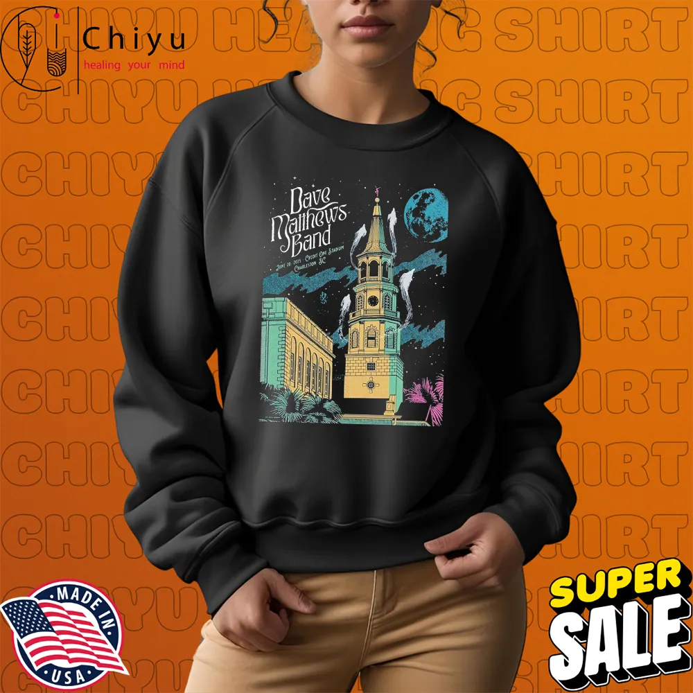 Dave Matthews Band For Charleston South Carolina At Credit One Stadium On June 20 2025 T-Shirts Dave Matthews Band For Charleston South Carolina At Credit One Stadium On June 20 2025 T-Shirts